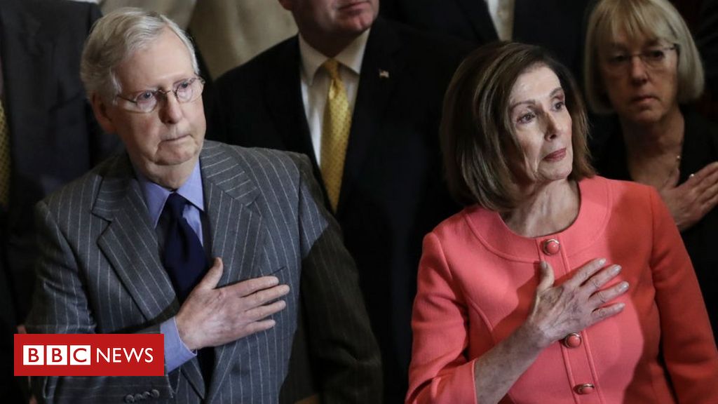 Nancy Pelosi and Mitch McConnell's homes vandalised